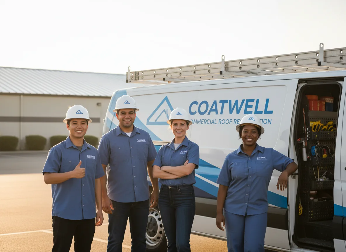 Commercial roof coating company in Falun, KS